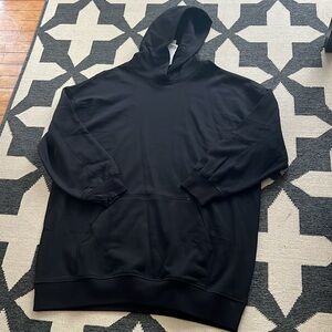H&M Black Hoodie Sweatshirt Dress